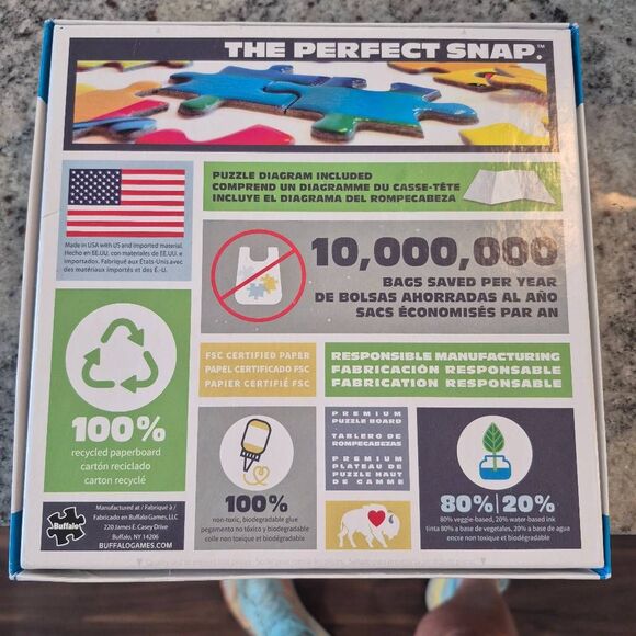 Buffalo Games Charles Wysocki Noah & Friends 1000 pc Jigsaw Puzzle - Picture 6 of 10